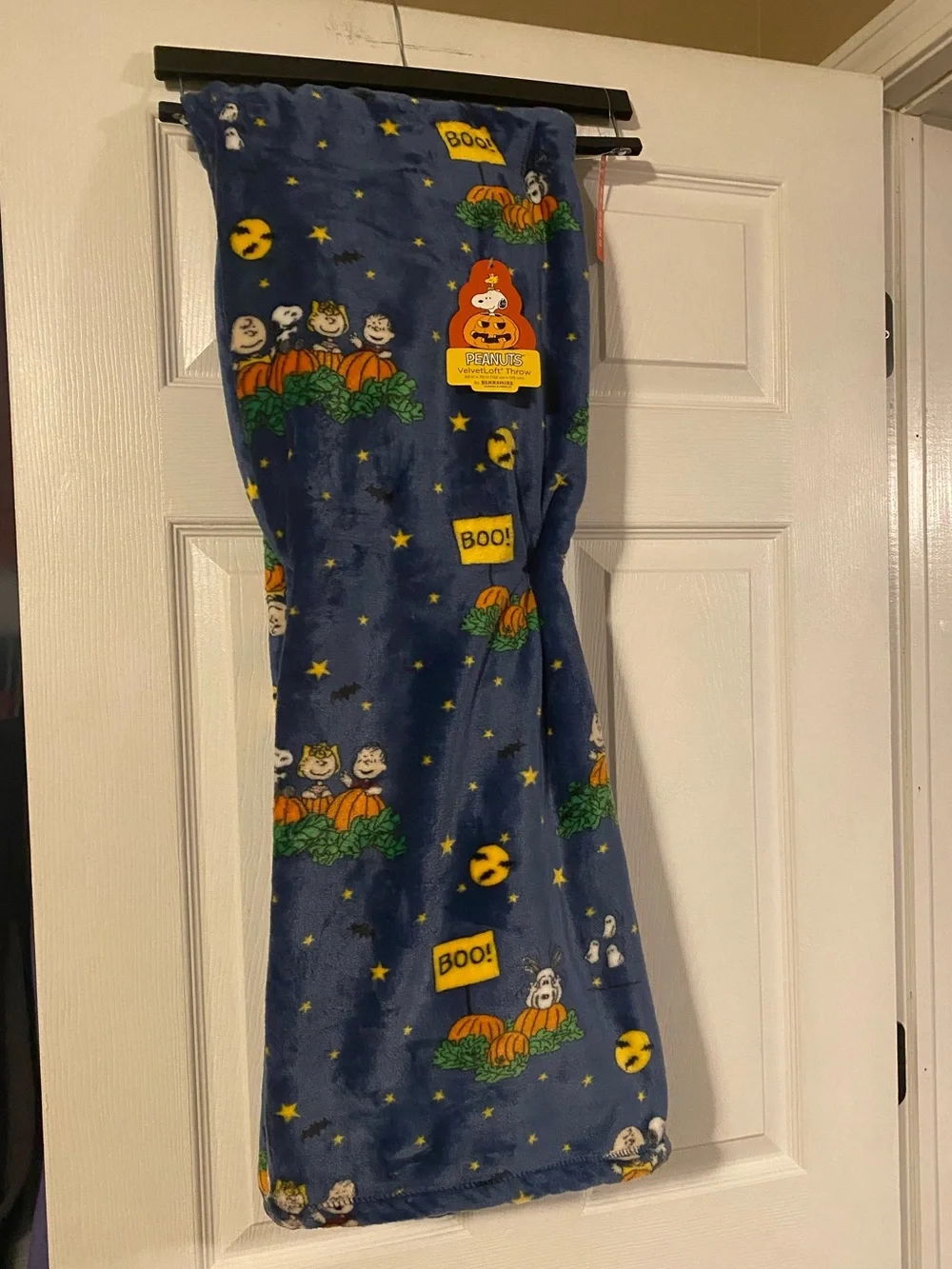 Peanuts snoopy Halloween throw blanket